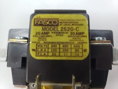 UNUSED – Fasco 2S20-C 240V Contactor 30B020-SC