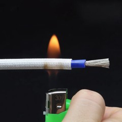 Φ1-50mm Silicon Fiber Glass Tube High Temperature Insulated Sleeving Black/White