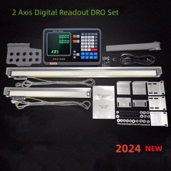 TTL DRO Display Kit CNC Milling Lathe 2/3 Axis Digital Readout 5um Linear Scale