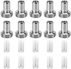 VFL Fiber Optic Visual Fault Locator Parts Kit 10 Ceramic Core Sleeves Metal