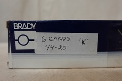 BRADY PORTA-PACK WIRE MARKER WM-K “K” ~ 44-33 / 44-20 REFILL CARDS PACK OF 31