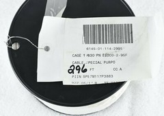 296 feet 22 AWG silver coated E22C0-2-9SF electrical cable