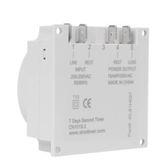 CN101S 1 Second Interval 5V 12V 24V 110V 220V Digital LCD Timer Switch 7 Days