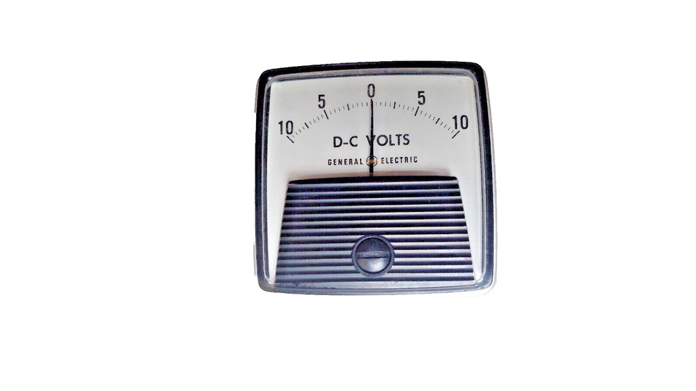 General Electric GE Panel Meter 10-0-10 DC Volts 2-3/4″ x 2-3/4″, 50-152012MTMT6