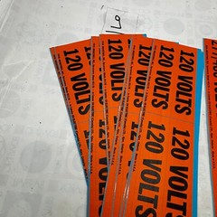 Lot of 11 Thomas & Betts Wiring Cards WDT5021 120V (9) 277/480V (2) Assorted 🔔