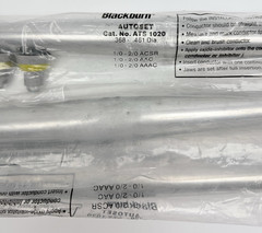 LOT OF 3, ATS1020 BLACKBURN AUTOSET SPLICE 1/0-2/0 ACSR