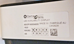 Centum LED Bicolor Availability Display-Green/Amber-Made in Canada