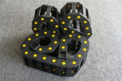 2PCS Nylon Drag Chain Cable Management Wire Carrier R28/38/55 Für 1M 2M CNC