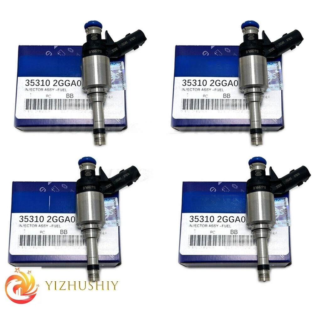 4PCS Fuel Injector for Hyundai Sonata Kia Sorento 2015-2018 2.4L 353102GGA0