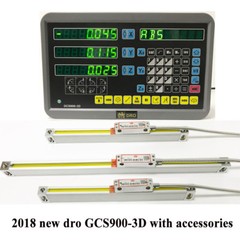 3 axis dro digital readout GCS900-3D and 3 pcs linear optical ruler dimensions