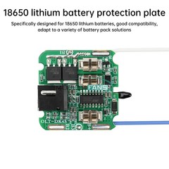 4S 16.8V 30A 18650 Li-ion Battery Protection Board BMS Dual MOS for Power Tools