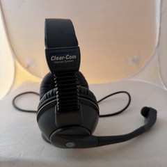 Clear-Com CC-260 Intercom Double Ear Standard Headset Headphone W/4-Pin XLR