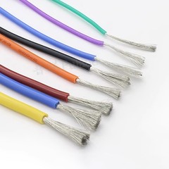 Flexible Soft Silicone Cable Wire 2/4/6/7/8/10/11/12-30AWG 0.08mm Tinned Copper