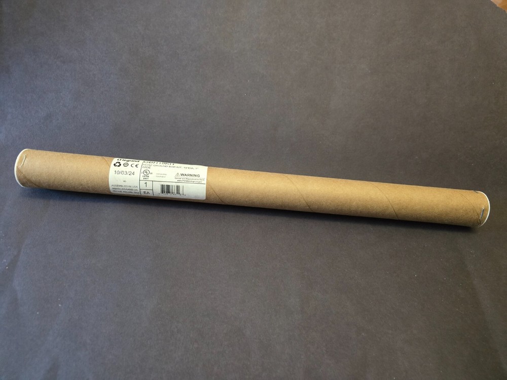 Legrand 1″wide x19″long Horizontal Ground Bar Kit – Bus Bar – GBH19KIT (NEW)