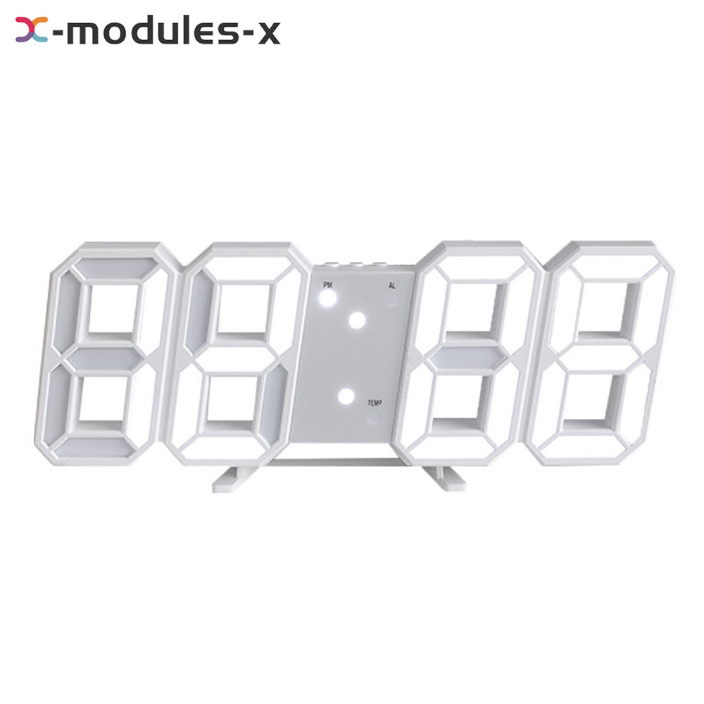Fashion 3D LED Digital Clock Multifunction Electronic Clock Home Decoration New