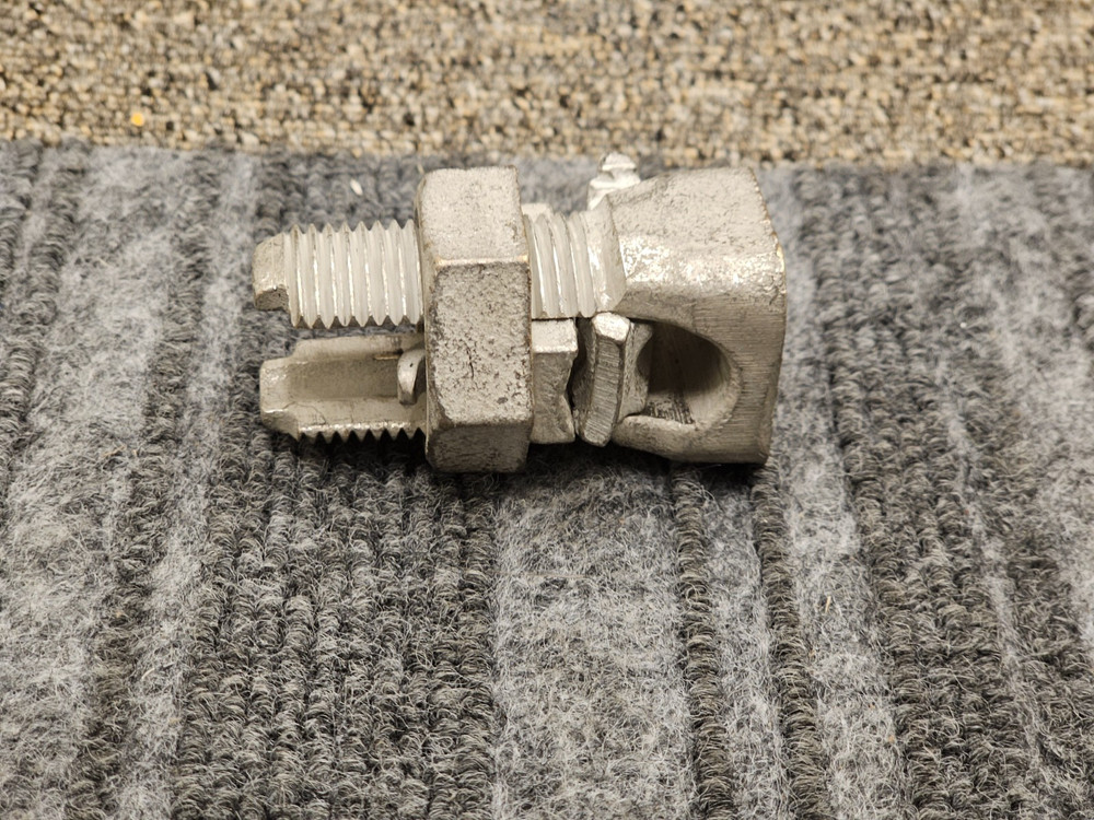 (QTY 2) Burndy KSU29 Tin-Plated Split-Bolt Connectors Tap 8 AWG to 250 kcmil