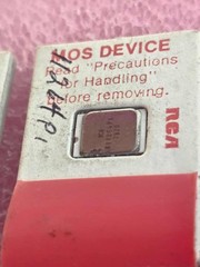 6x Gold RCA MOS Devices RCA 563-3 1128P69 1128P71 / P7 style Flat Pack Logic