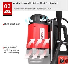 Multifunction Magnetic Drill Adjustable Speed Forward And Reverse Electric Drill