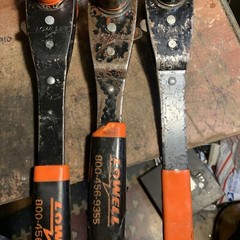 LOT OF (3) I FARGO 2 Lowell Reversible Lineman Ratchet 1 x 1-1/8 x 3/4 USA