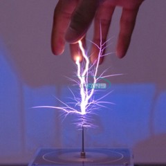 Bluetooth Music Tesla Coil AC110-240V 120W 50/60Hz High Frequency Voltage Pulse