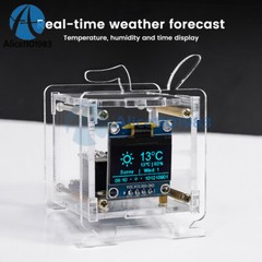 ESP8266 DIY Electronic Kit OLED Mini Clock + Shell For DIY Soldering Practice