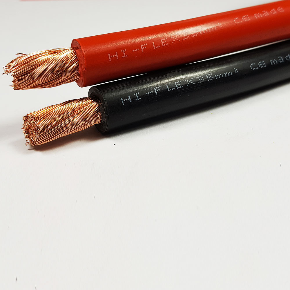 35mm2 240 A Amps Flexible PVC Battery Welding Cable Black Red 1 – 100M M Lengths