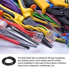 RVV Wire Cable 4 Conductor PVC Coated Copper 20AWG 32.8Ft 0.5x4mm² Black