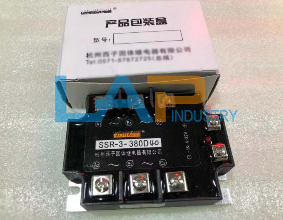 1PCS New SSR-3-380D40 Three phase AC solid-state relay SSR-3-480D40H G