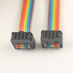 1Pcs 2.54mm Pitch 2×4 Pin 8 Pin 8 Wire IDC Flat Ribbon Cable Length 1 Meter