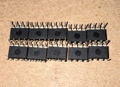 (10) ATTINY85-20PU Microchip Microcontroller IC MCU MicroChips