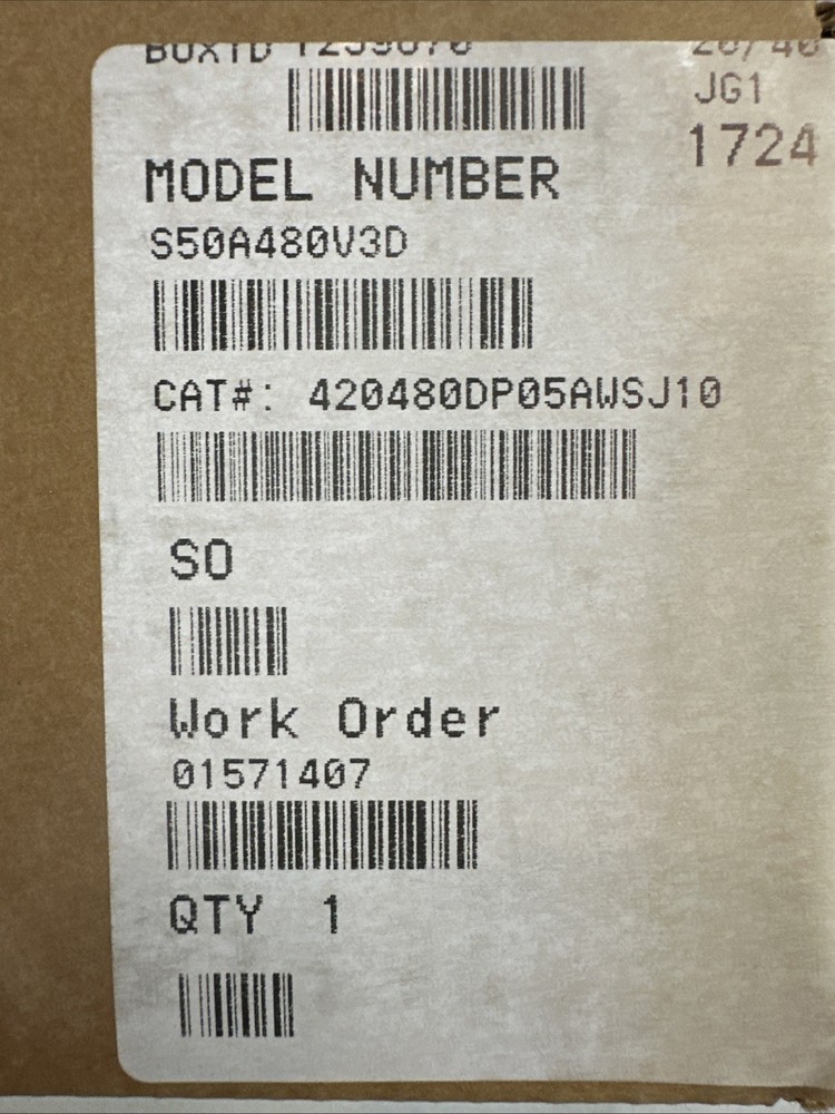 ASCO 400 Series Surge Protective Device S50A480V3D