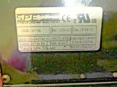 SPE Electtronica CBHD1-24V 9 Amp Industrial On Board Battery Charger COMPACT