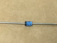 (20 PC) ST MICRO BZX85C18 ZENER DIODE 18V 1W 5% DO41