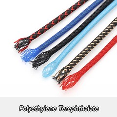 PET Expandable Wire Cable Sleeving Sheathing Braided Loom Tubing 3mm to 80mm