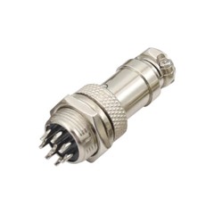 GX12 Aviation Plug Cable Connector 2 3 4 5 6 8 Pin Metal Male Female Panel 12mm