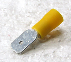 Workman LT403 Terminal 1/4 Male 10/12 Galvanized 100 Pieces Yellow Electrical