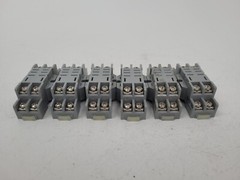 (Lot of 6) 60SH2B-05 G+W Eagle Signal 10 Amp 300 Volt Socket Base – New