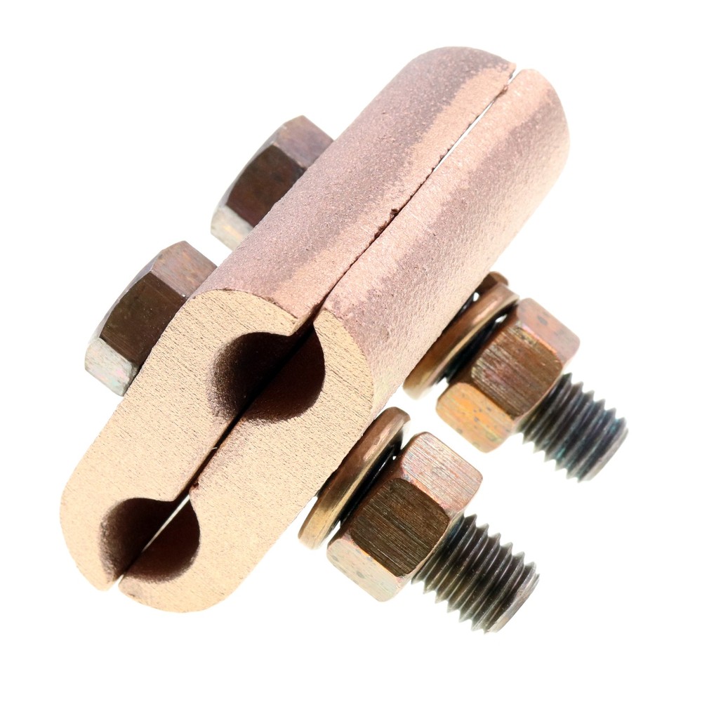 PENN-UNION GJ-4 BRONZE GROUND CLAMP CONNECTOR, FOR CU 300MCM-500MCM