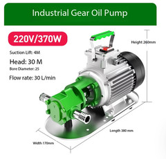 Self-priming Stainless Steel Oil Pump220/380V Gear-Driven High-Viscosity Machine