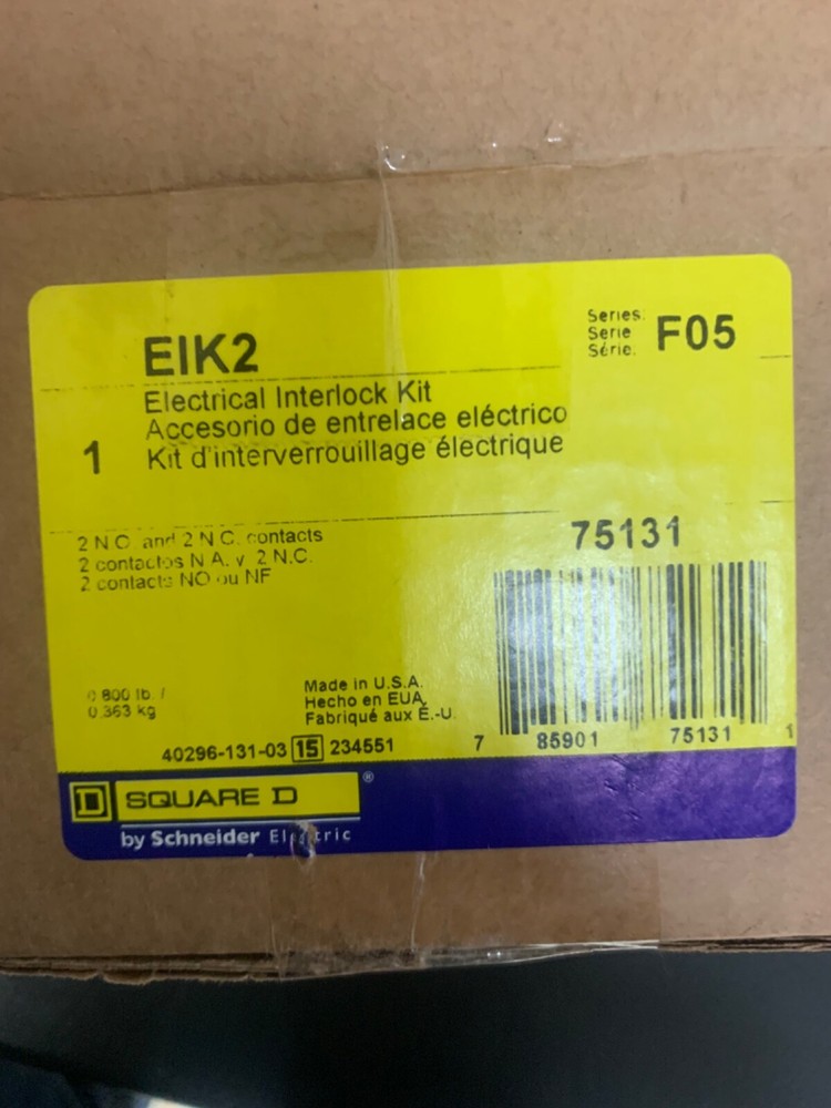 Square D EIK2 disconnect interlok kit