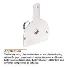 10Set Battery Spring Plate 18650 Battery Contact Nickel Plate 18.5mmx16mm