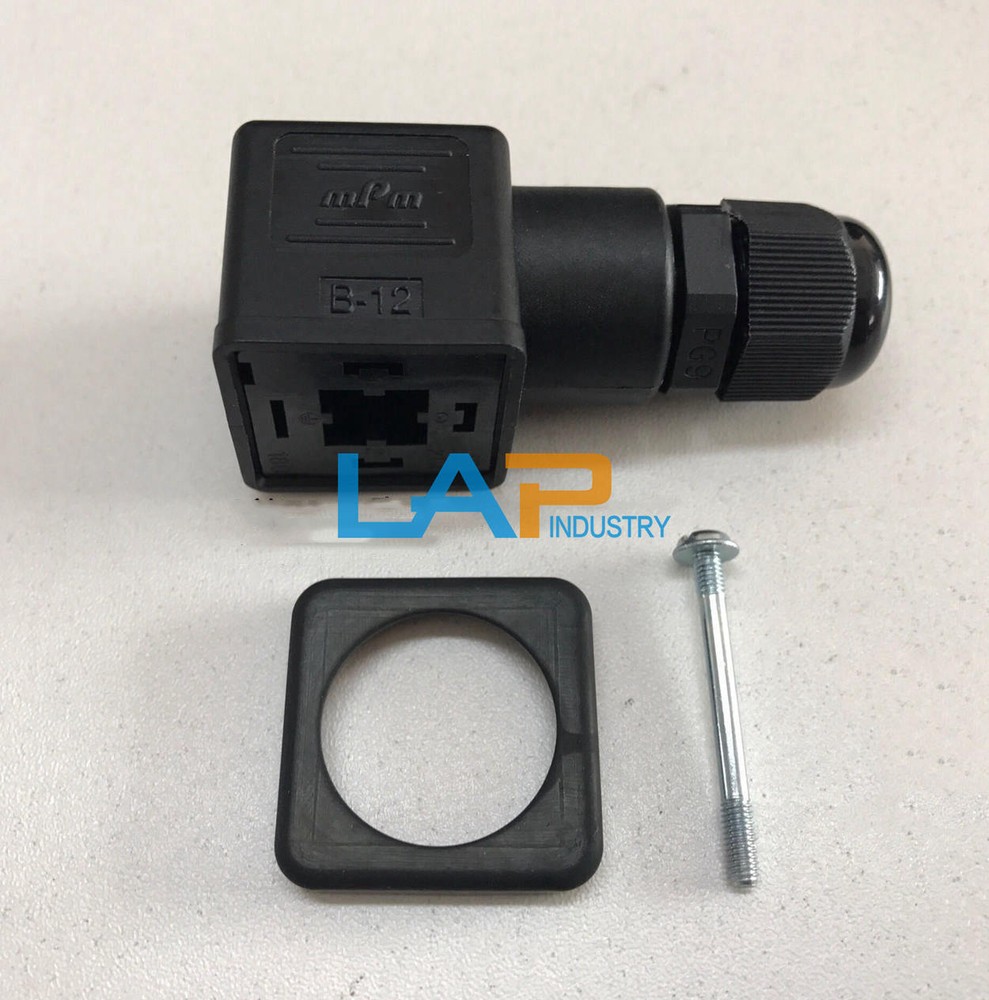 1X junction box solenoid valve bellows plug C18309N22 21D MPM B-12 DIN43650A