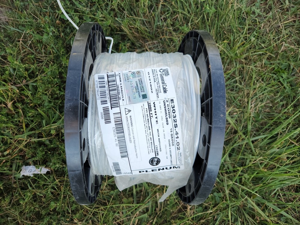 Carol Brand General Cable E3032S-41-02 Sound/Security Cable 2COND 18AWG 1000ft