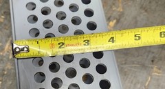 (Lot of 3) Taylor 94041 4″W X 4″H x 6 FT L Round Hole Wire Duct