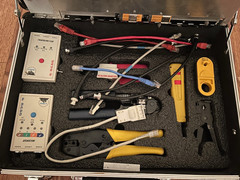 CTECH Cable Trainer Case Tools Jumpers Power Supply 110 66 Blocks Ethernet RJ45