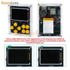 DIY Game Console Kit LCD Multifunctional Weather Clock AI Voice Dialogue Gift