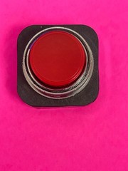 30mm Projecting Push Button, Red