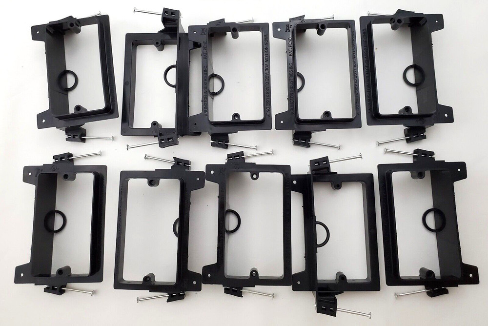 Lot of 10 Arlington LVN1 Nail On Low Voltage Mounting Brackets New Construction
