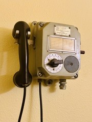 WWII United States Instrument Co Sound Powered Phone Station A542 Navy Military
