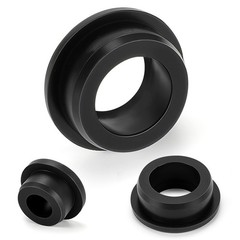 Black 5-51mm Silicone Rubber Grommet Plug Sealing Ring Cable Wiring Protect